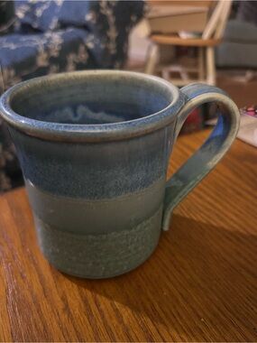 Blue Ceramic Glazed Mug - Home Dining
